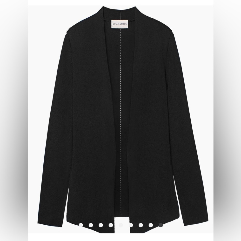 MM LAFLEUR Woolf Jardigan in black